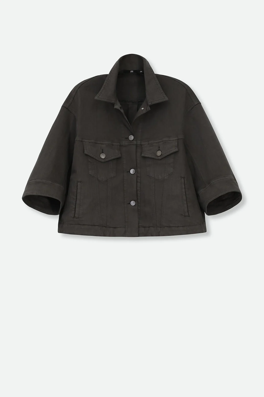 VENETO JACKET GARMENT-DYED ITALIAN STRETCH DENIM - Image 9