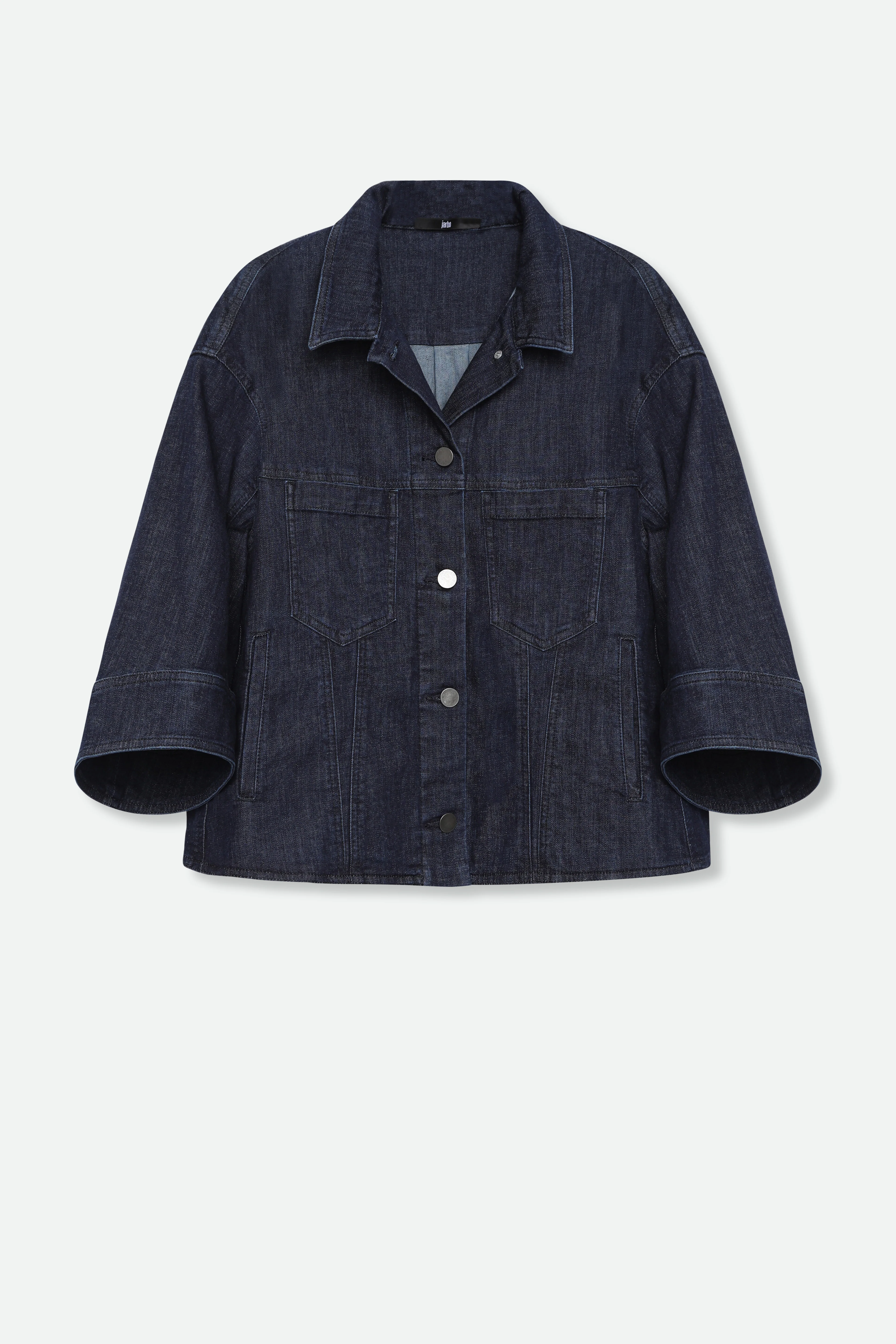 VENETO DENIM JACKET IN ORGANIC ITALIAN DENIM STRETCH