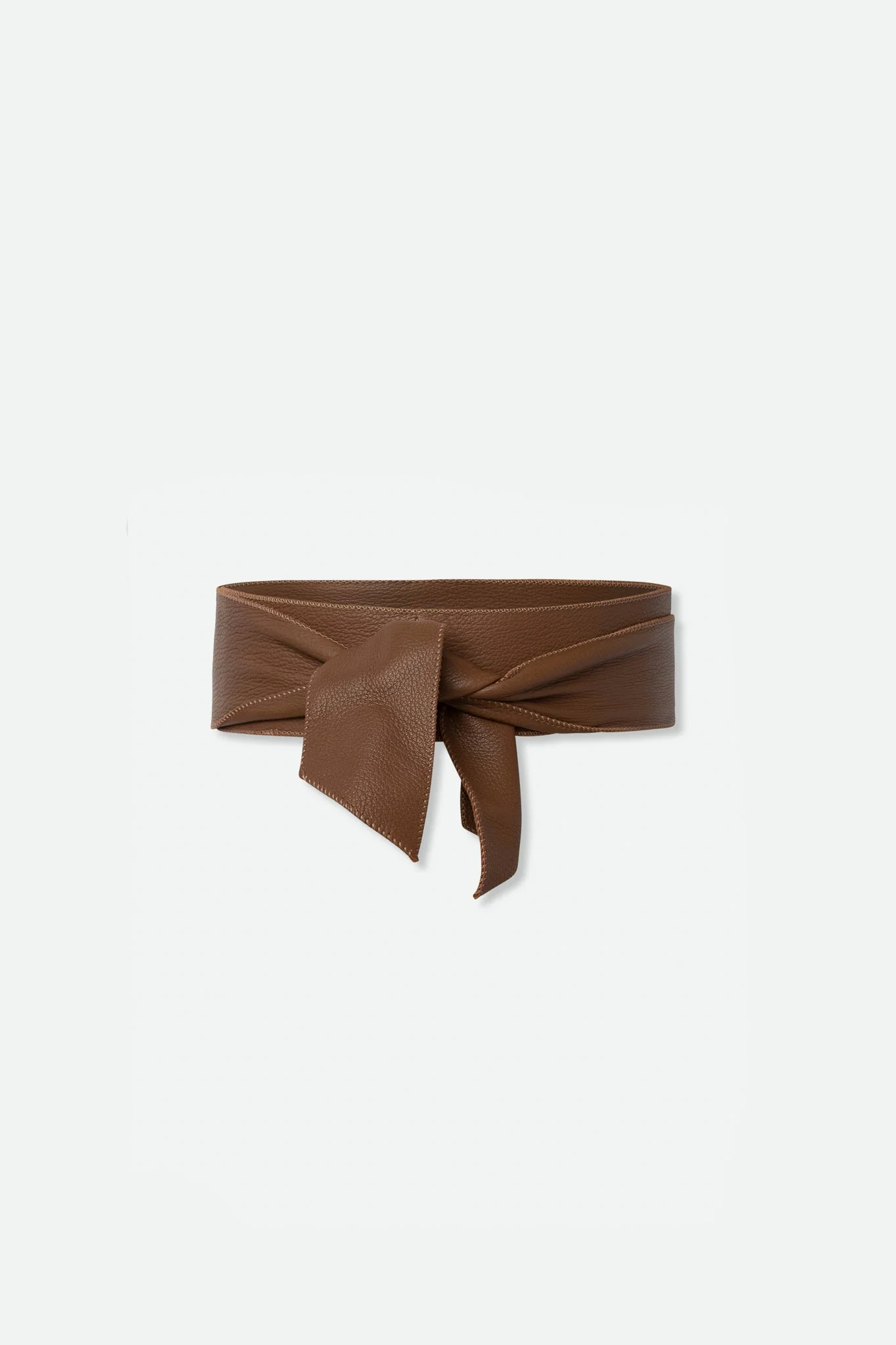 LILLO WIDE LEATHER TIE BELT