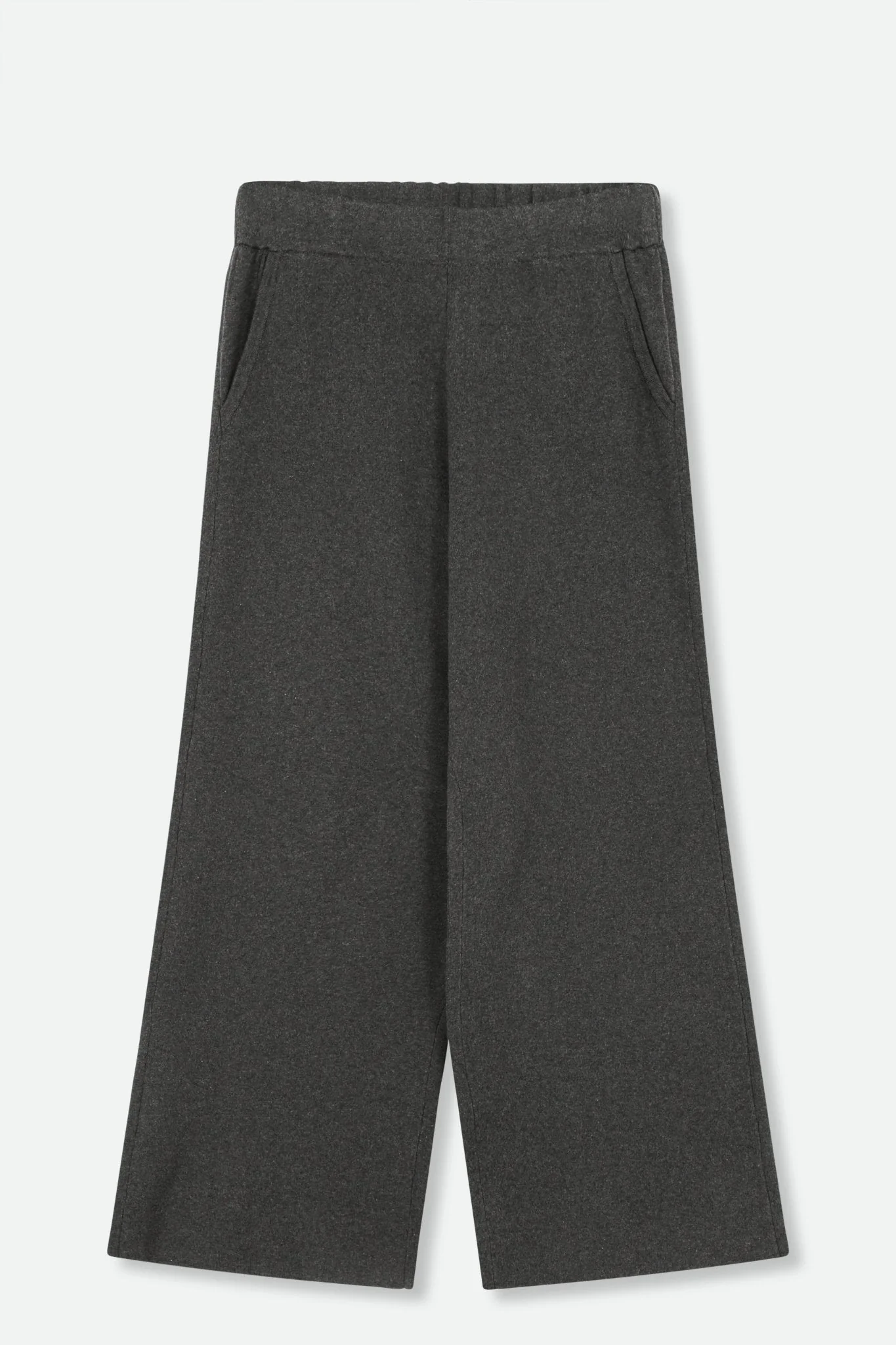 PAYTON WIDE LEG CROP PANT IN KNIT PIMA COTTON - Image 2