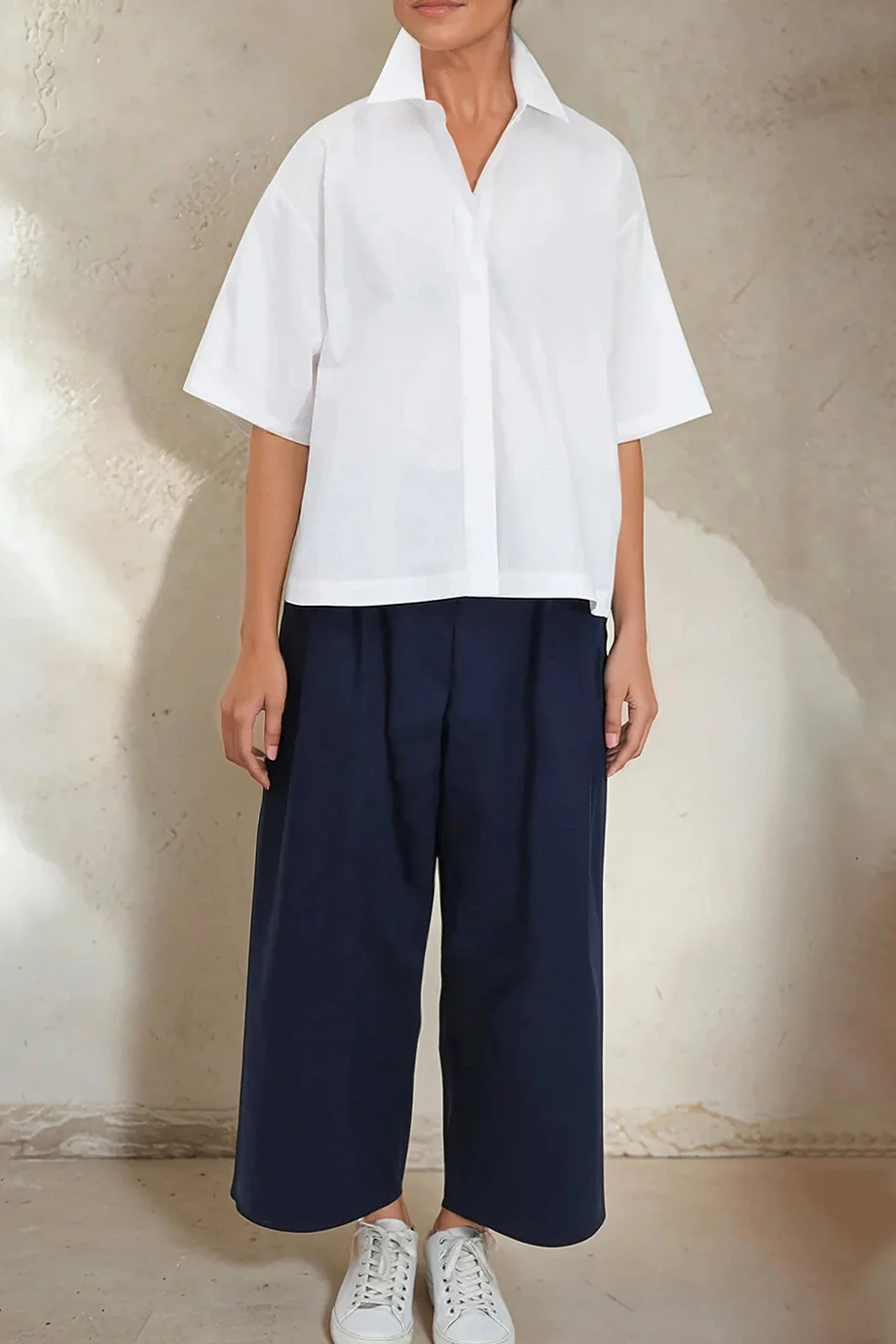 ZOEY CAMP SHIRT IN ITALIAN COTTON - Image 6